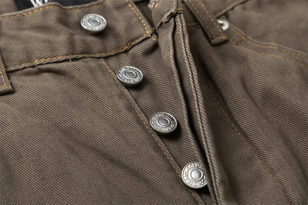 Heren Vintage Wash Straight Broek. Klassieke stijl en comfortabel. Ideaal voor een casual look met een vintage touch. — foto 4