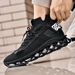 Oddychające i lekkie buty sportowe z latającej siatki tkanej, idealne do biegania, chodzenia i treningu, zapewniające komfort. — zdjęcie 4