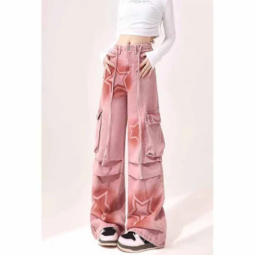Title 3, Womens Plus Size XINGX Printed Wide-leg Cargo ...