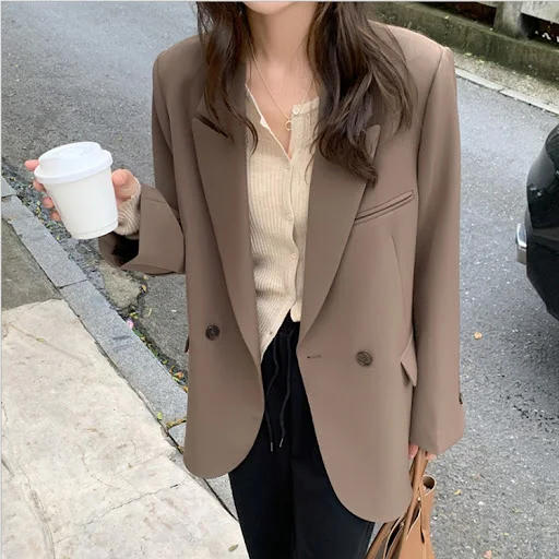 Title 2, Womens polyester loose fashion small suit jack...