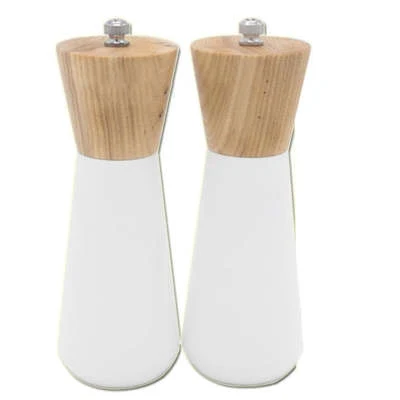 New 6-inch Wooden Pepper Mill Grinder Manual Rubber Wood, perfect for fresh spices, easy to use and stylish. — photo 4