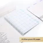 A5 Plaid Impression Bluegreen