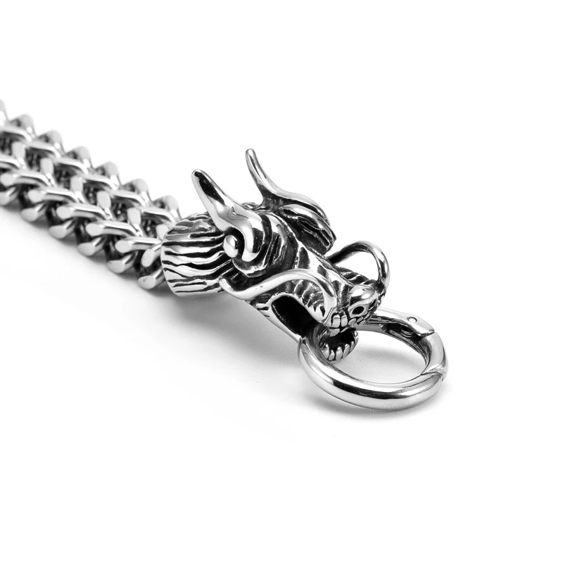 Title 2, Pulseira masculina de aço inoxidável Acessório ...