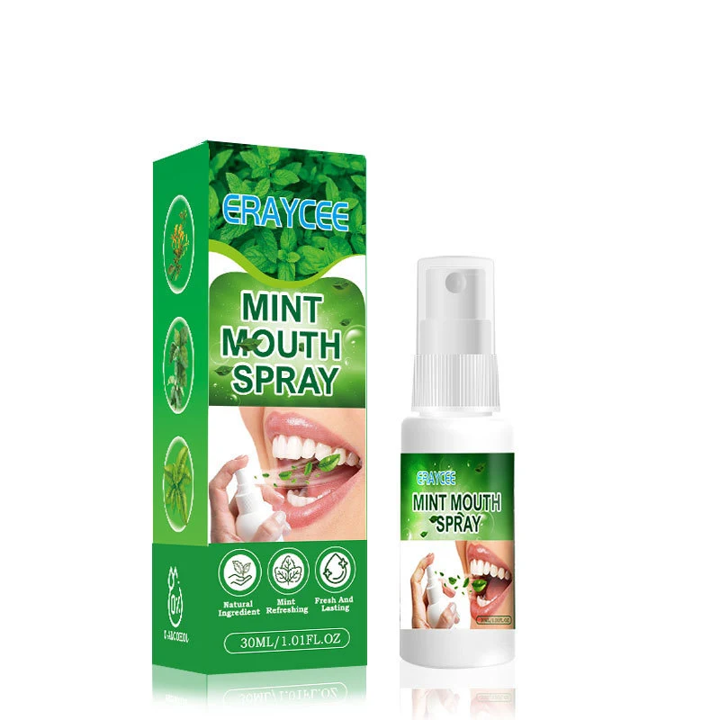 Mint Flavor Oral Spray to Repair Bad Breath. Get instant fresh breath, eliminate odors and regain confidence with this e — photo 2