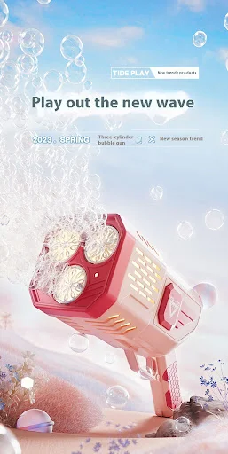 Title 1, Three-cylinder Bubble Machine 36-hole Automatic...
