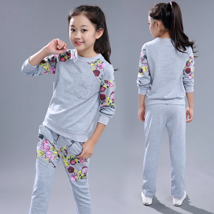 Kinder sport tweedelige set voor mode en vrije tijd, ideaal voor sporten en spelen, biedt comfort en een modieuze uitstraling. — foto 2