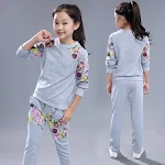 Kinder sport tweedelige set voor mode en vrije tijd, ideaal voor sporten en spelen, biedt comfort en een modieuze uitstraling. — foto 2