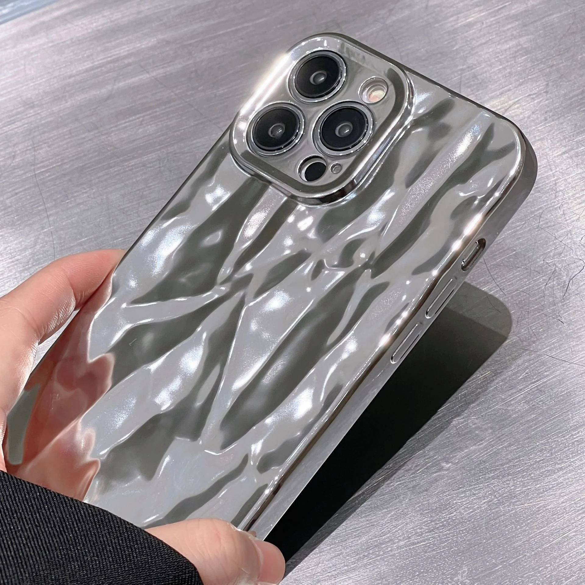 Title 8, Electroplating Yinshan Crack Phone Case protect...