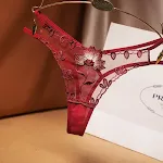 Women's Embroidered Transparent Mesh Hollow Panties, Low Waist, Comfortable and Breathable, Perfect for Everyday Wear — photo 7