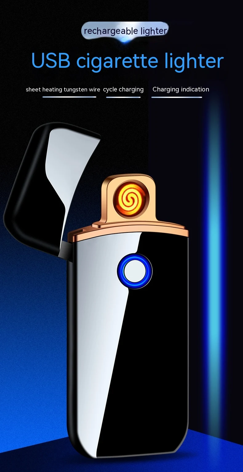 Title 5, Electronic USB Charging Cigarette Lighter Metal...