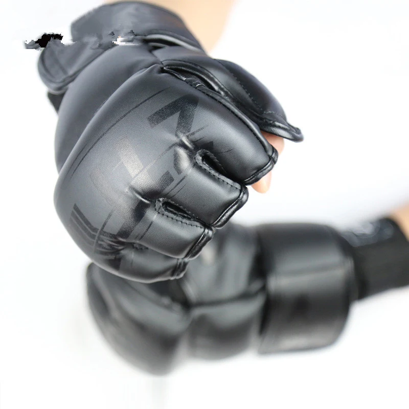Title 2, New Fighting Boxing Gloves Half-Finger Gloves f...