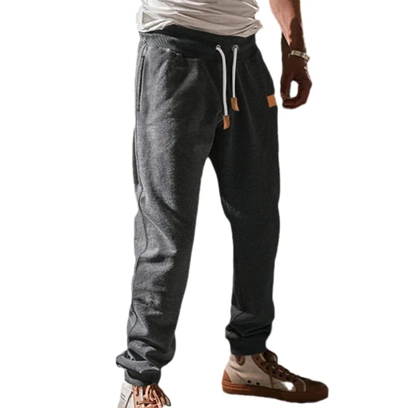 Men's Autumn and Winter Casual Sports Trousers perfect for comfort and style. Ideal for daily wear and sports activities — photo 8