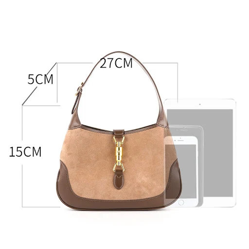 Title 1, Saddle Retro Contrast Color Underarm Bag