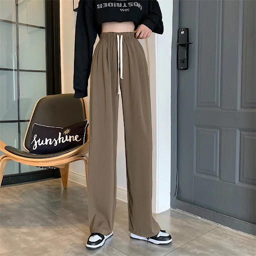 Title 24, Womens High Waist Loose Straight Leg Pants for...
