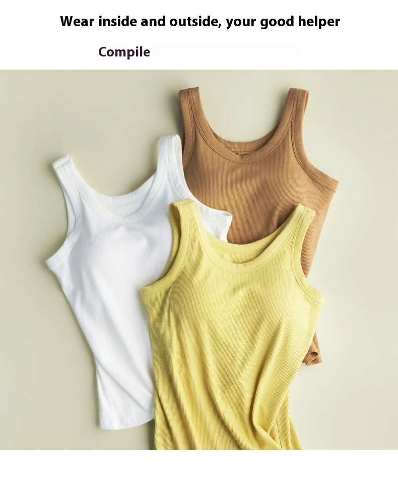 Title 11, Plus Size Slim-fit Tank Top without Underwear, ...