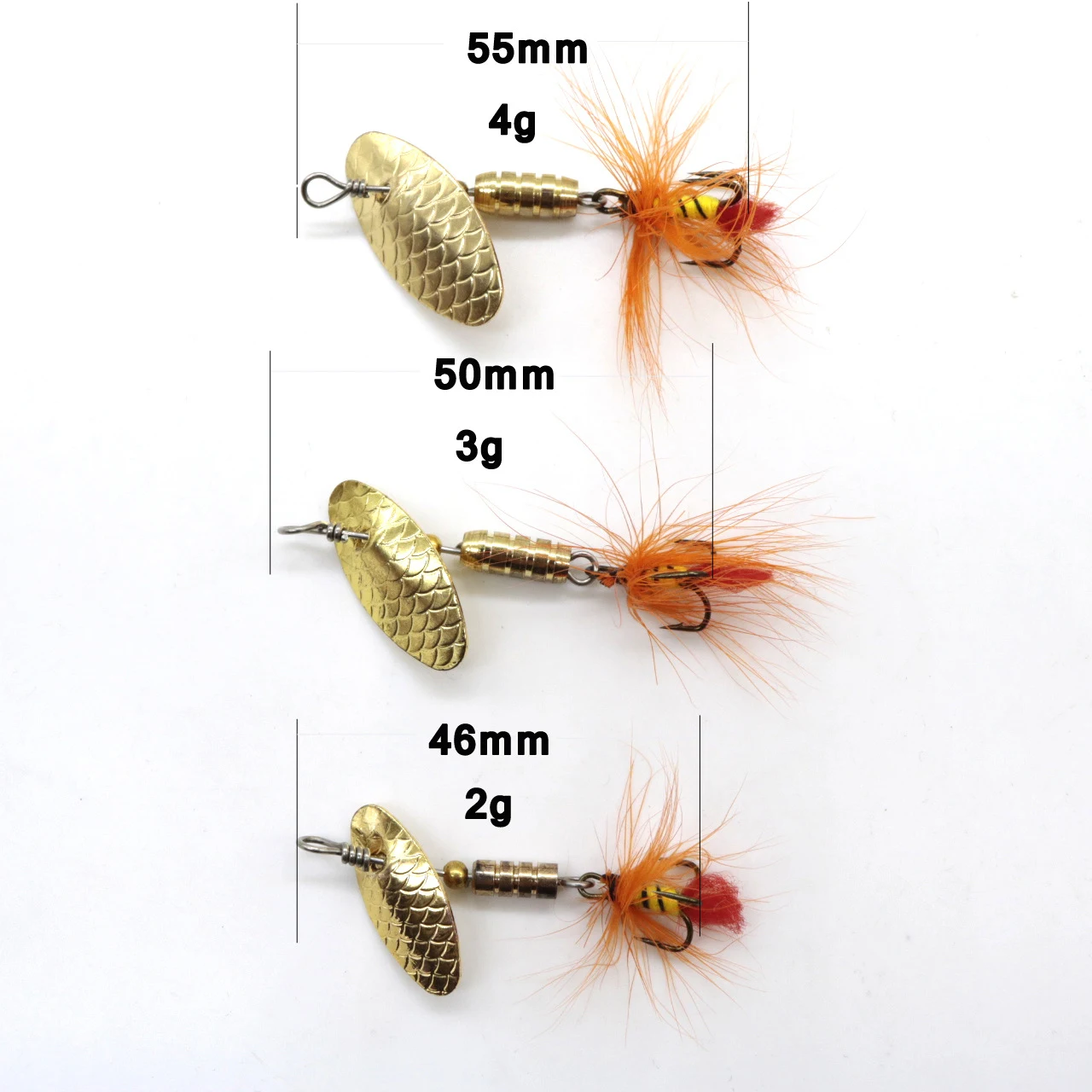 1PCS Fishing Lures Wobbler Trout Spoon Metal Spinners Attract Fish with Realistic Movement and Effective Design for Succ — photo 5