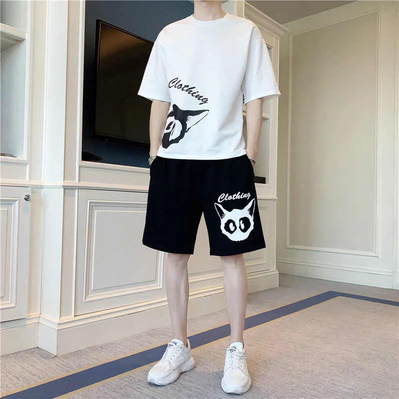 Title 5, Womens plus size short sleeve t-shirt suit. Co...