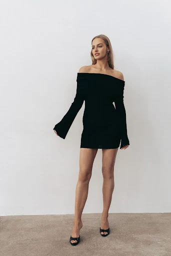 Title 11, Off-shoulder Long Sleeve Dress Womens Clothing