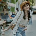 Ethnic Embroidery Sun Protection Shirt Beach Baggy Coat Stay stylish and protected from the sun. Perfect for the beach, — photo 6