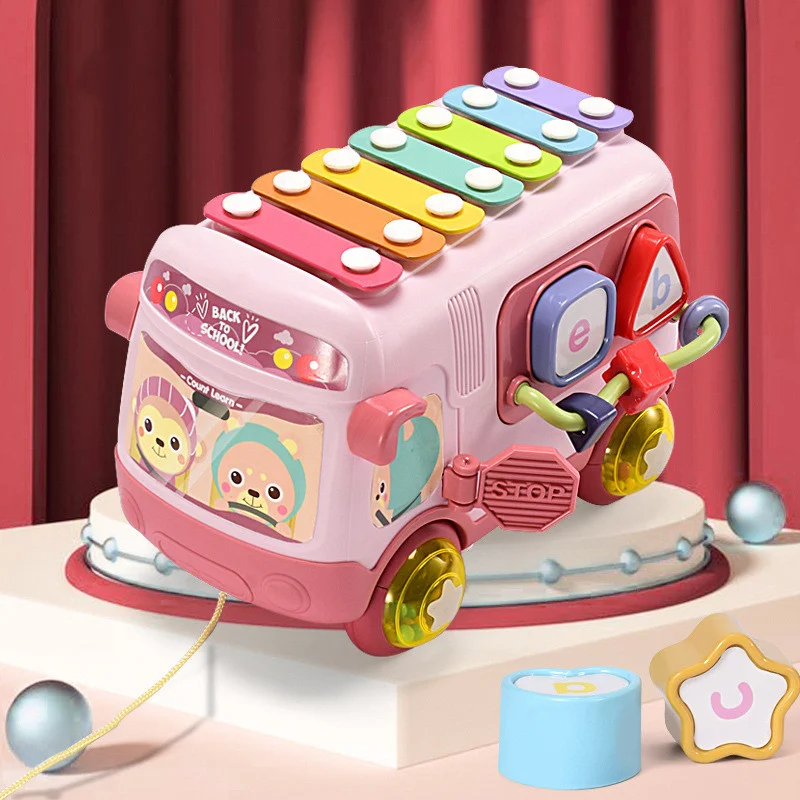 Piano para Bebê com Batida de Mão Brinquedo Musical Educacional Estimula a Coordenação Motora e o Aprendizado Musical — foto 3