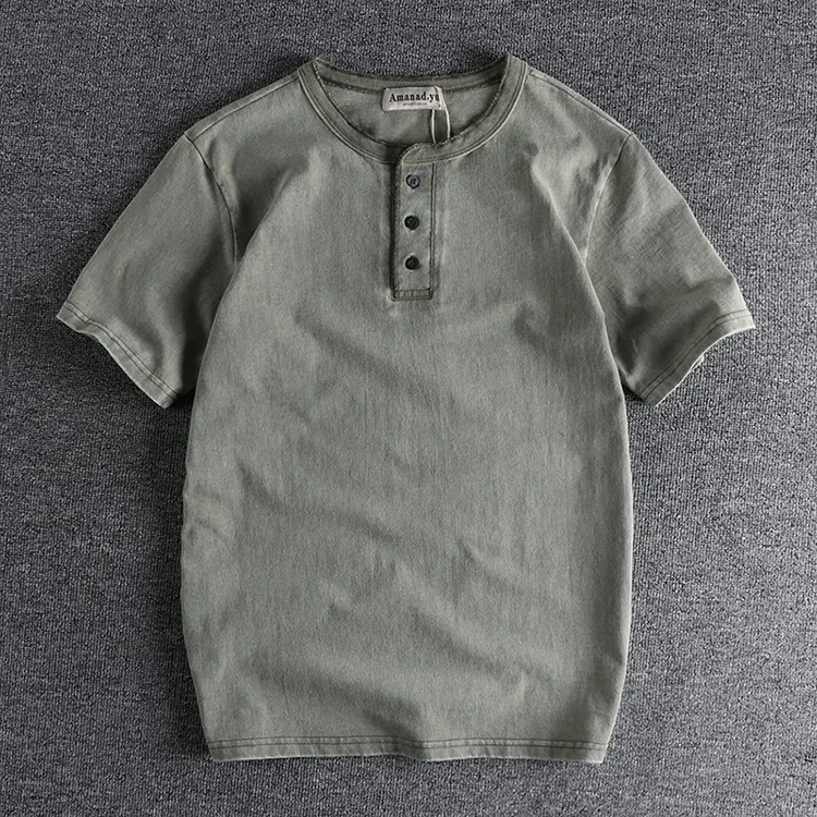 Title 4, Mens Retro All Cotton Short Sleeve T-shirt – C...