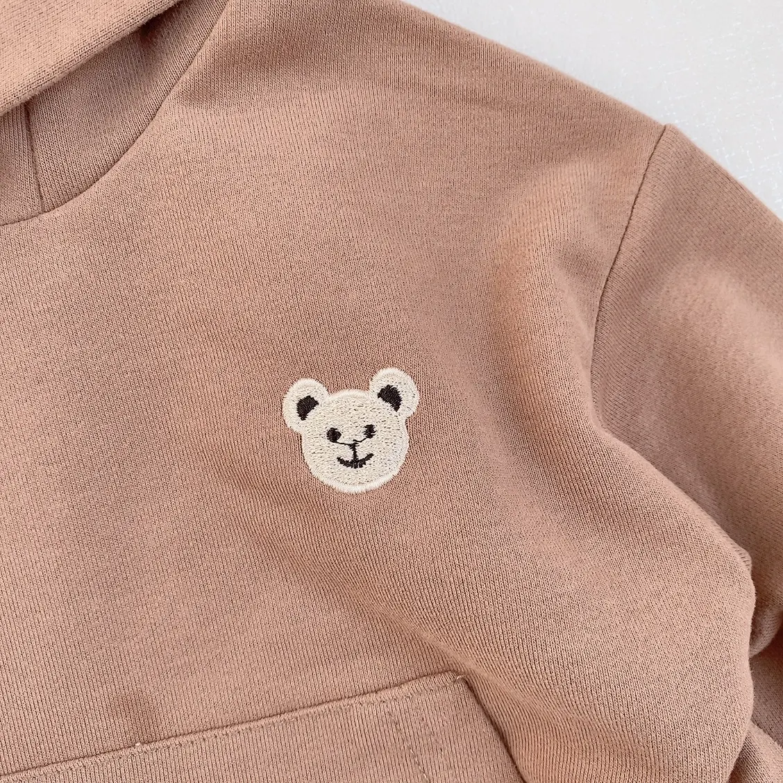 Title 7, Moletom com capuz de urso de outono infantil Ma...