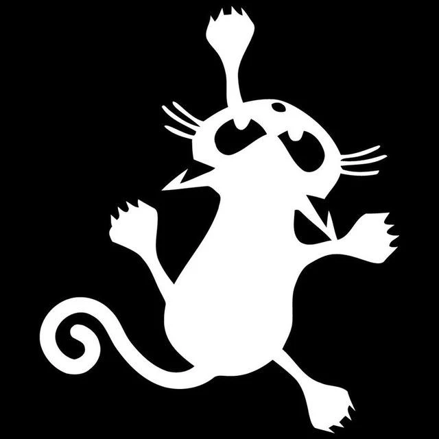Car sticker Cat Silhouette personalized customization Customize your car with this unique and high-quality personalized — photo 2