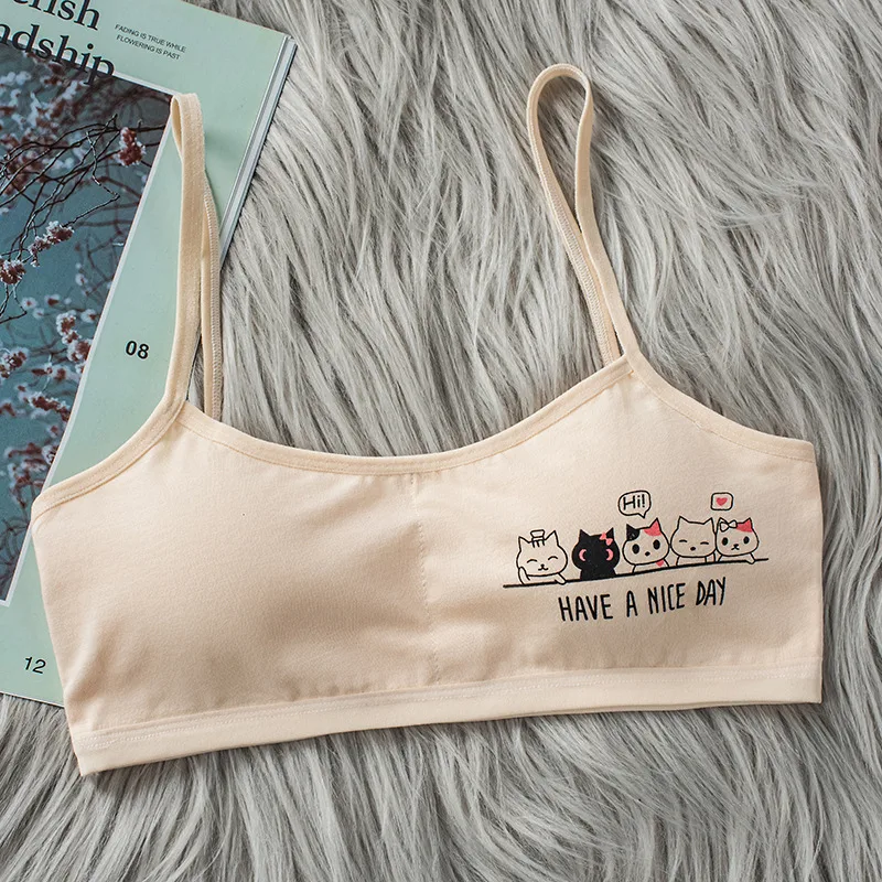 Girl's Cotton Vest Style Bra, Cute! Provides everyday comfort and style for little girls. Perfect for regular use and ge — photo 3