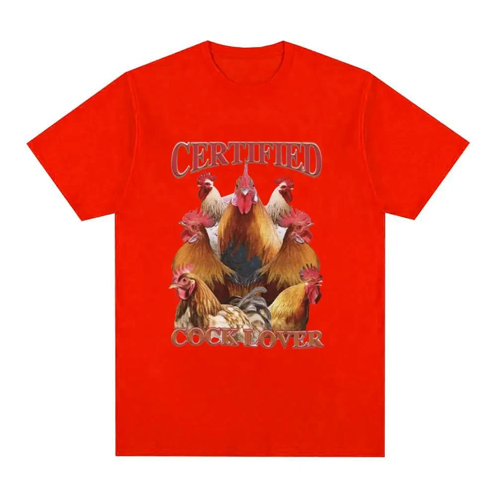 Camiseta para amantes Engraçada Frango Meme Camiseta Wom — foto 2