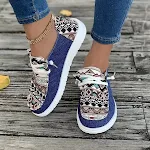 New Print Flats Shoes Summer Spring Casual Canvas Loafers For Women, Comfortable & Stylish Footwear for Every Day — photo 1