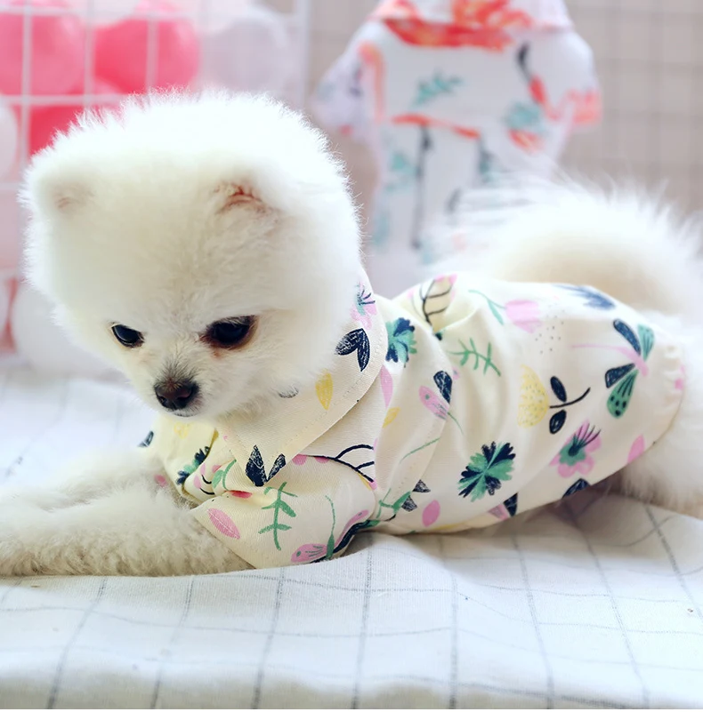 Title 5, Thin summer cute shirt for small dogs, bear Pom...