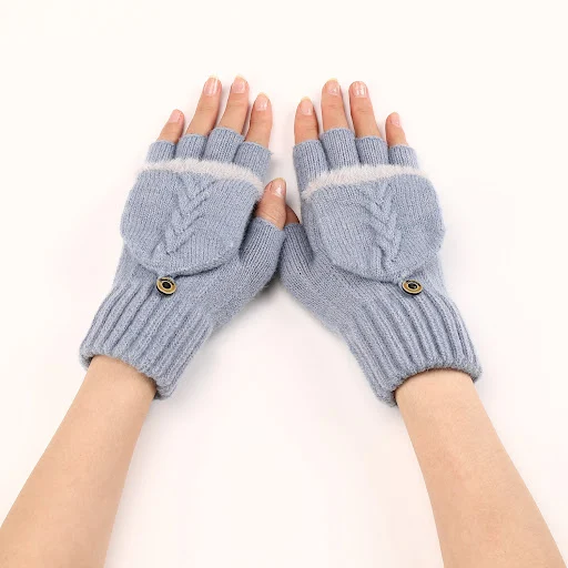 Title 29, Womens Wool Fingerless Gloves Warm Fashionable...
