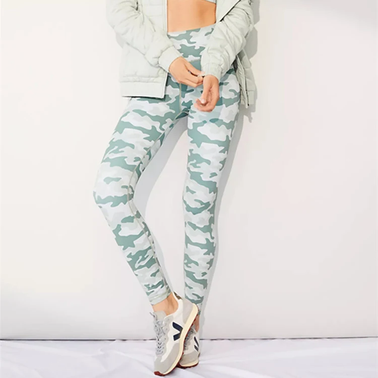 Women's Yoga Leggings Sports Fitness Clothes, Thin Nine-point Pants for Workout, High-Waisted Bottoms for Running and Tr — photo 3