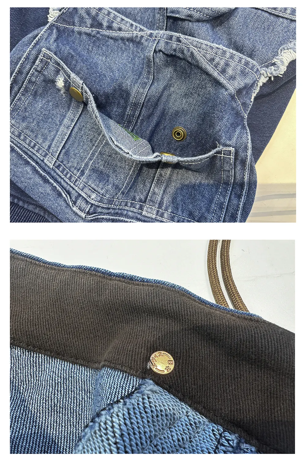 Shorts Masculinos Lavados com Costura Cowboy, Conforto e Estilo Rústico, Perfeitos para o Dia a Dia com Durabilidade e Visual Autêntico — foto 8