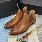 Genuine Leather One Stirrup Casual Cowhide Men's Shoes. Experience comfort and style in everyday wear. Premium leather f — photo 5