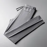 Summer Thin Elastic Waist Casual Men's Pants, Stretch Zipper, Lightweight and Comfortable, Perfect for Warm Weather, Eas — photo 2