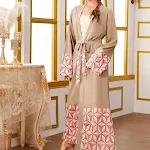 Cárdigan Robe Árabe Dubai con Cordones y Encaje Elegante. Ideal para un look modesto y sofisticado con un toque de moda. — foto 5