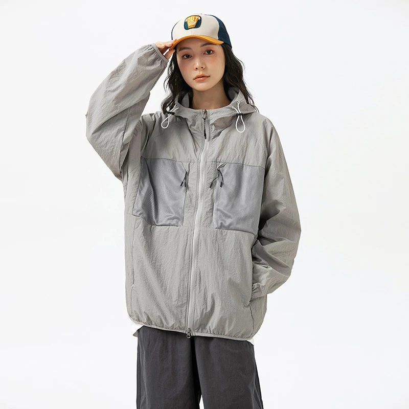 Title 3, Hooded multi-pocket sun-protective clothing. Th...