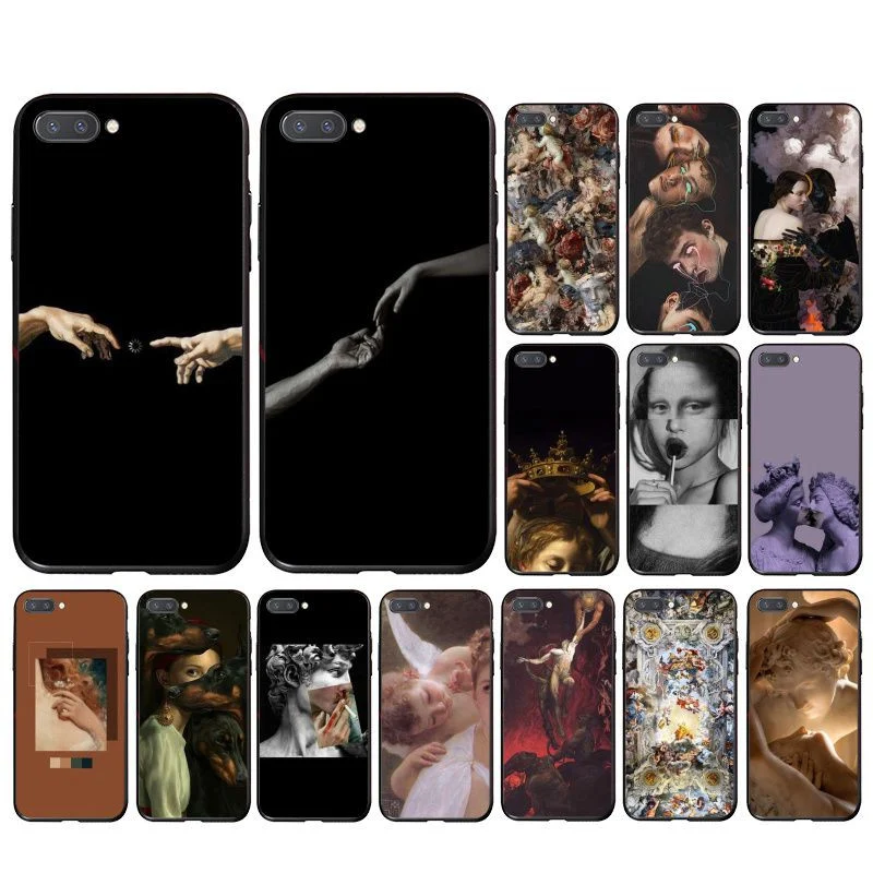Title 5, Retro Oil Painting Virgin Mobile Phone Case, Ar...
