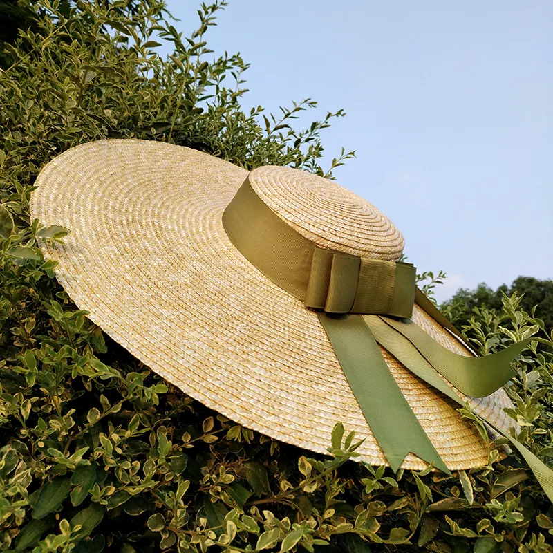 Title 2, 15CM Oversized Eaves Straw Hat Womens Beach Su...