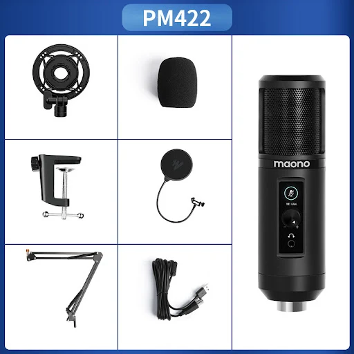 Title 2, USB Capacitor Microphone for Computer Desktop N...