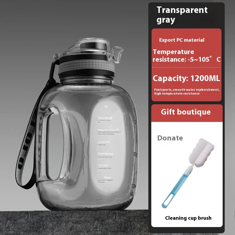 Large Capacity Food Grade PC Sports Water Cup Stay hydrated with this durable and safe water bottle, perfect for the gym — photo 13
