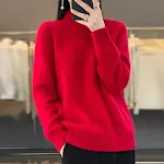 Nuova maglia in lana lavorata a maglia, alla moda e calda. Perfetta per un look elegante e confortevole, ideale per l'inverno, morbida e avvolgente. — foto 3