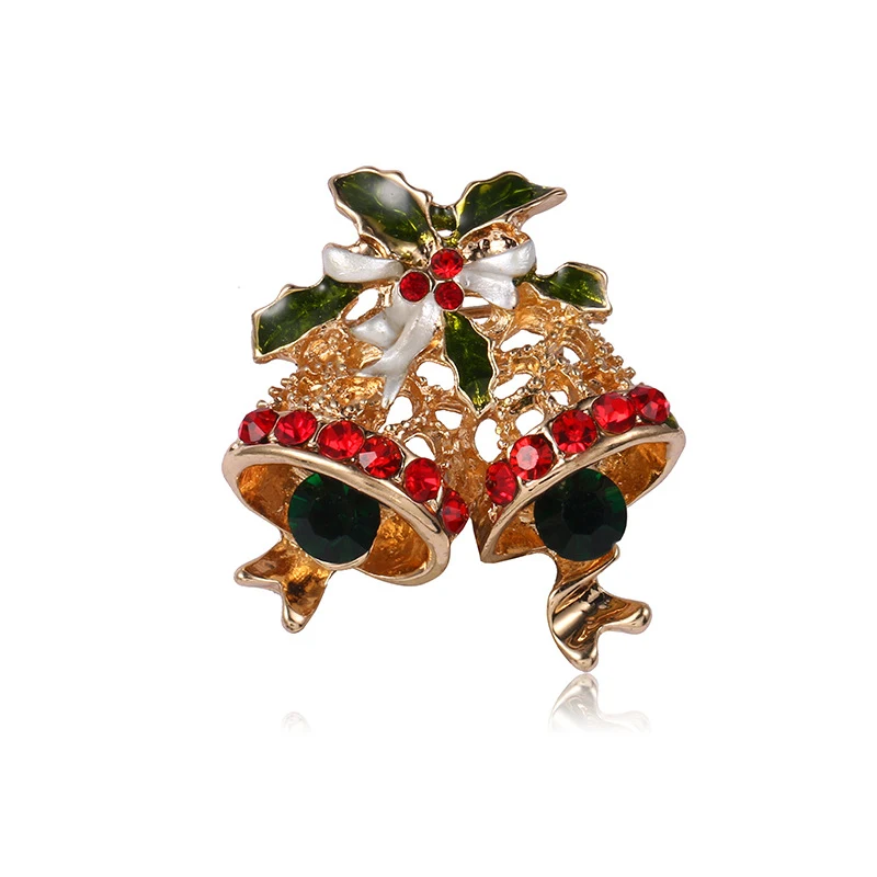 Broche de Árvore de Natal Papai Noel, liga retrô para roupas, sapatos, chapéus, acessórios e broches. Joia pin para alegria. — foto 12