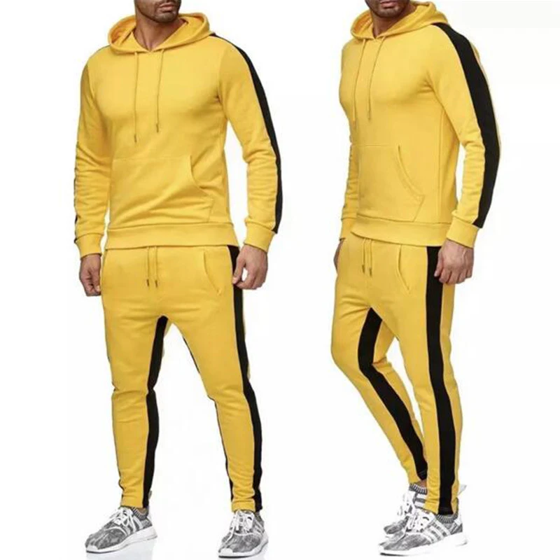 Contrast and stitching sportswear set designed for comfort and style, ideal for workouts and activities that require fle — photo 8