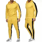 Contrast and stitching sportswear set designed for comfort and style, ideal for workouts and activities that require fle — photo 8