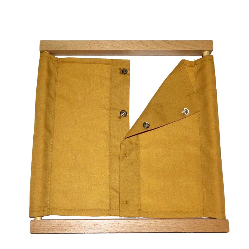 Title 7, Wooden button frame toy for kids. Develops fine...