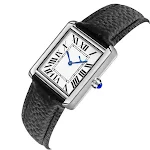 Relógio de Quartzo para Casal com Pulseira e Escala Romana, Design Elegante e Durável, Presente Ideal para Celebrar o Amor e Compromisso — foto 1