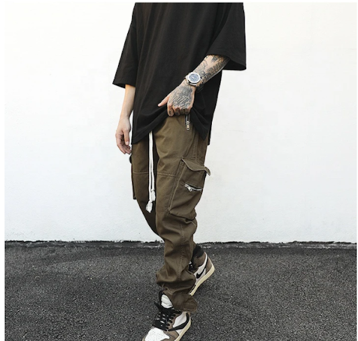 Title 3, Mens Drawstring Side Pocket Cargo Pants – Comf...