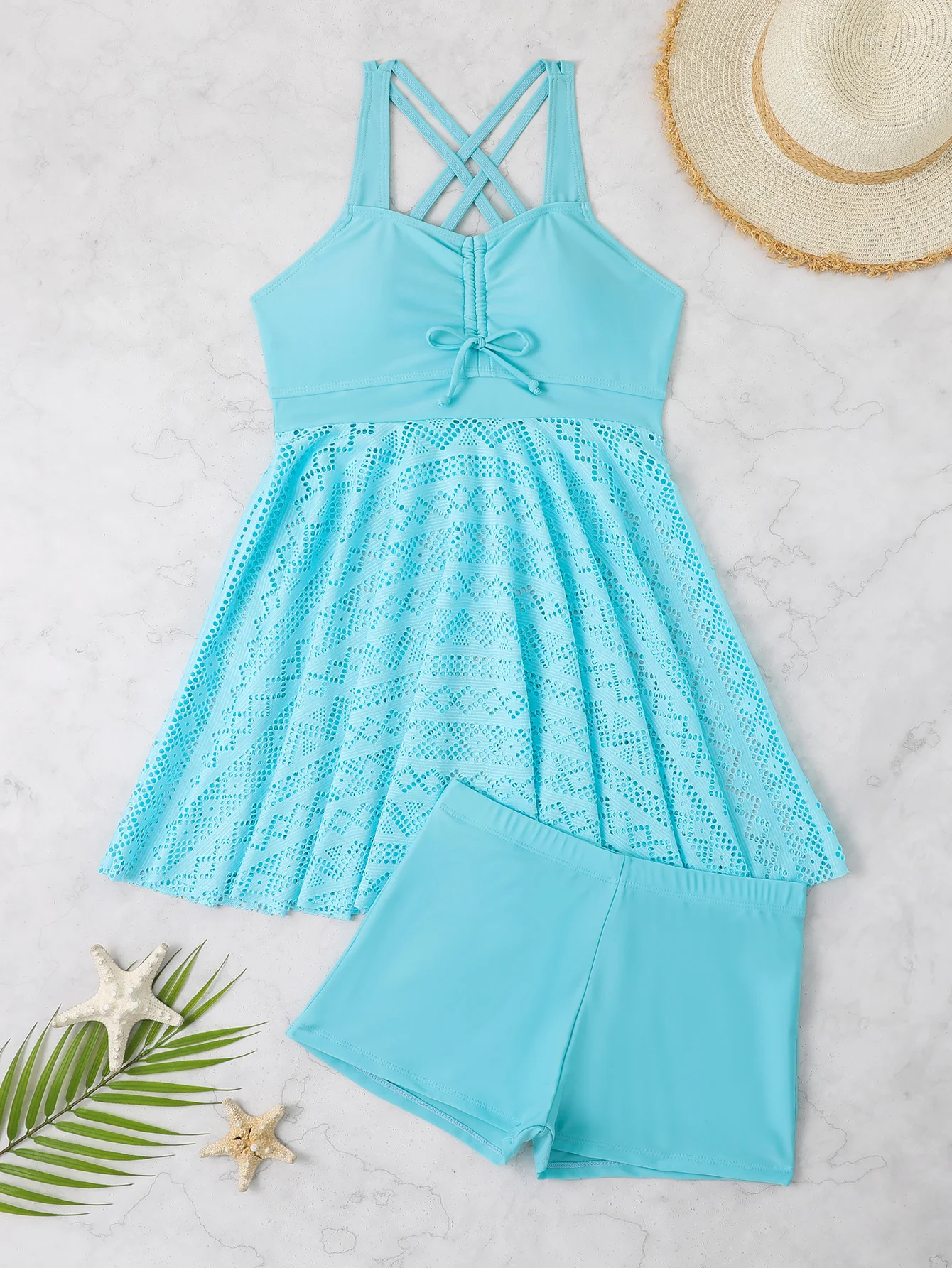 Title 17, Womens Skirt Split Two-piece Swimsuit, offerin...